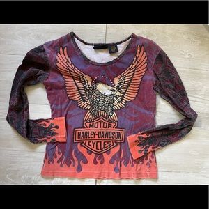 Harley Davidson - authentic. Women’s size small. long sleeve shirt